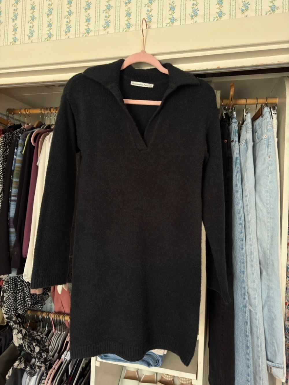 A&F Collared Sweater Dress - Picture 4 of 8